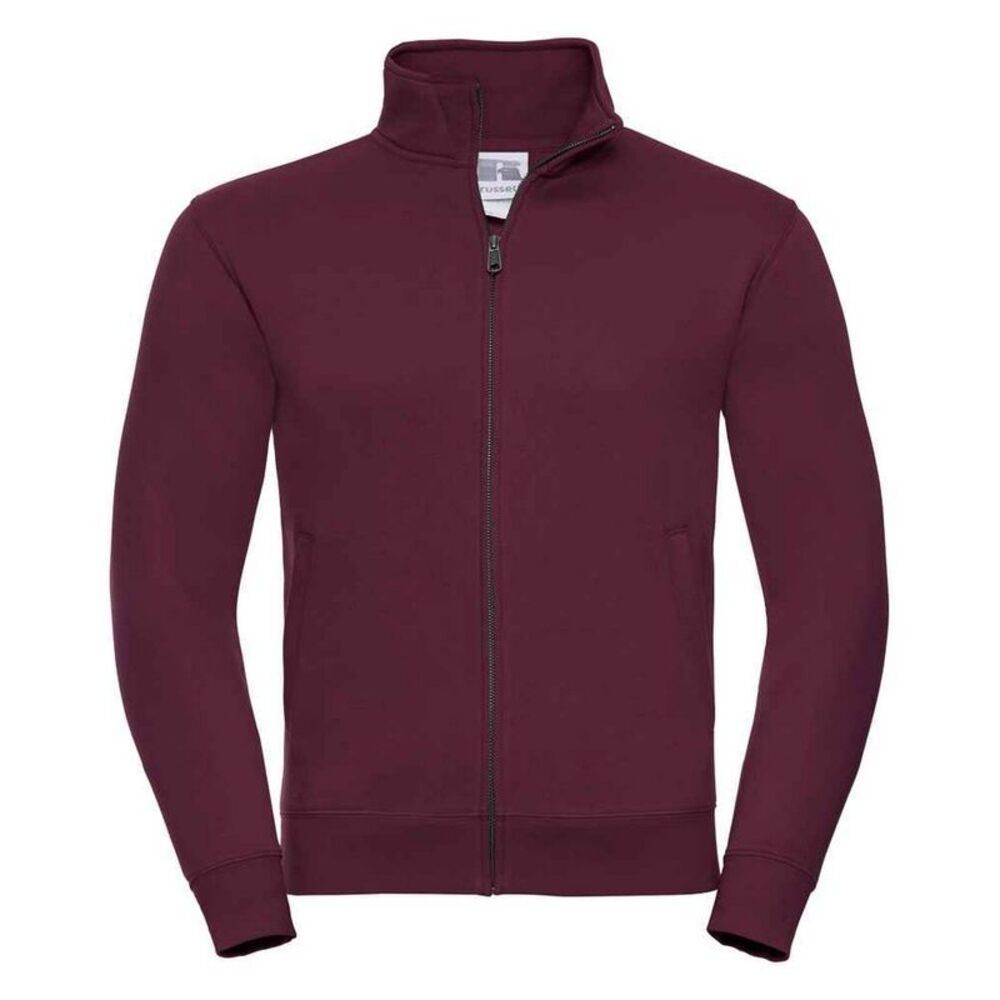 Russell Mens Authentic Sweat Jacket / Burgundy